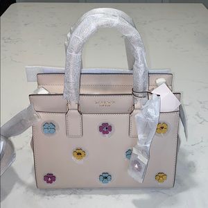 Kate spade cameron flower applique medium satchel